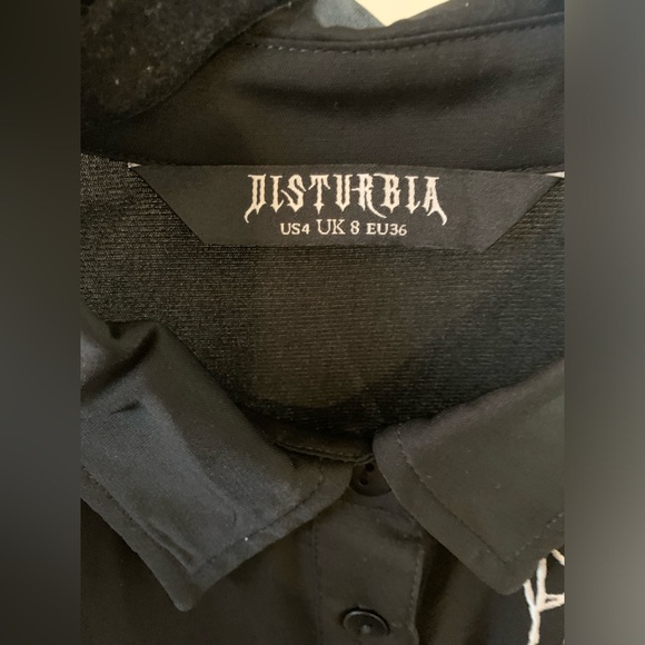 Disturbia Widow Relaxed Midi Shirt Dress - Picture 6 of 6